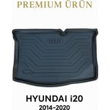 Black Gold Hyundai I20 2014-2020 Uyumlu 3D Bagaj Havuzu Premium - Siyah