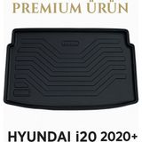 Black Gold Hyundai I20 2020+ Uyumlu 3D Bagaj Havuzu Premium - Siyah