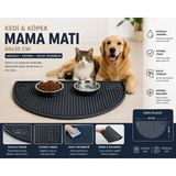 Black Gold Kedi Köpek Beslenme Paspası Kedi Köpek Mama Altlığı 60X35 cm Büyük Boy - 60 x 35 cm