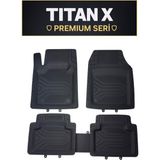 Black Gold Kia Rıo 5 Kapı 2006-2010 3D Havuzlu Titanx Oto Paspas - Siyah