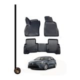 Black Gold Toyota Corolla 2019-2024 Sedan 3D Havuzlu Paspas Kauçuk Rjn