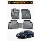 Black Gold Toyota Corolla 2019+ Uyumlu 3D Havuzlu Oto Paspas TPE Kauçuk Kaymaz Klipsli Tam Uyumlu