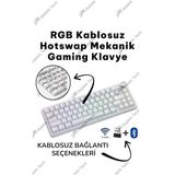 Black Gradiant Rgb Kablosuz Hotswap Mekanik Gaming Klavye Oyuncu Klavye