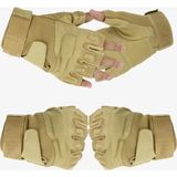 Black Hawk Sword Erkek&Kadın Outdoor Spor&Fitness Outdoor Kesik Parmak Eldiven Single - 2XL - Kum