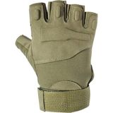 Black Hawk Sword Erkek&Kadın Outdoor Spor&Fitness Outdoor Kesik Parmak Eldiven Single - 2XL - Yeşil