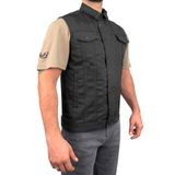 Black Iron Vest Motosiklet Yeleği Erkek - 5XL