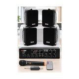 Black Large Plus Paket 3, Hoparlör ve Anfi Anons Ses Sistemi Seti