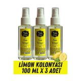 Black Life Sprey Limon Kolonyası 80° 100 Ml X 3 Adet