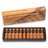 Black long Di fang Dijital Standart Abaküs-7 inç - Profesyonel 11 Sütunlu Soroban Hesap Makinesi (Fonksiyonel ve Eğitim Aracı)
