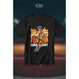 Black Mamba Kobe Bryant T-Shirt Baskılı Oversize Unisex %100 Pamuklu Nefes Alan Kalın Kumaşlı Tişört - Siyah - XL