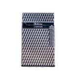 Black Martin Soft Flame Desenli Gümüş Metal Çakmak