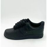 Black Nike Air Force 1 Rope Laces
