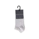 Black On Black Gri Melanj Patik Çorap, Standart, 5003284060, Gri Melanj, kadın