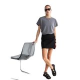 Black On Black Normal Bel Düz Mini Etek, XS, 5002977054, Siyah, Kadın