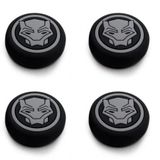 Black Panther Desenli Xbox One S/One X/Xbox E/Xbox 360 Analog Koruyucu Silikon Pad