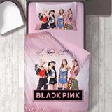 Black Pink 3d Temalı Baskılı Tek Kişilik Nevresim Takımı Çok Renkli
