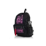 Black Pink Baskılı Laptop Sırt Çantası Piersingli