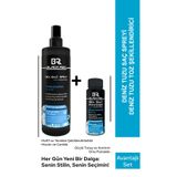 Black Red 2'li Set Saç Deniz Tuzu Spreyi - Sea Salt Spray & Toz Saç Şekillendirici