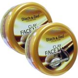 Black & Red 2X400ML Kil Yüz Maskesi 400ML Argan Yağlı