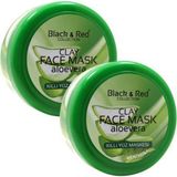 Black Red Aloe Vera Ozlu Kil Yuz Maskesi 2X400ml