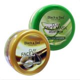 Black & Red Argan Yağlı Killi Yüz Maskesi 400 gr + Killi Yüz Maskesi Aloe Veralı 400 gr 2'li Set