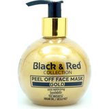 Black & Red Argan Yağlı Krem Yüz Maskesi 250 ml Altın Özlü Canlandırıcı Etki Tüm Cilt Tipleri İçin