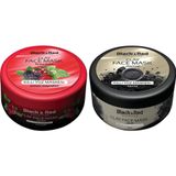 Black Red Dogal Kil Maskesi Komur, Orman Meyveli 400 Gr X 2