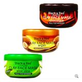 Black & Red Killi Yüz Maskesi 400 gr Argan Yağlı + Aloe Veralı + Çikolata Aromalı 3'lü Set