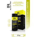 Black Red Saç Şekillendirici Toz Wax Pudra Güçlü Tutuş Ve Doğal Görünüm - Strong Touch Toz Wax - 20g