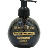 Black & Red Slikonlu Yüz Maskesi Siyah 250 Ml