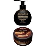 Black & Red Soyulabilir Siyah Yüz Maskesi Arındırıcı 250 ml - Killi Yüz Maskesi Çikolata 400GR