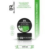 Black Red Wax Saç Şekillendirici Wax Hair Clay Sea Salt Paste Deniz Tuzlu Wax Mat Doğal Görünüm Orta Sertlik - 120 ml
