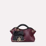 Black Ribbon Tina Mini Aksesuar Detaylı Kadın El Çantası - Bordo