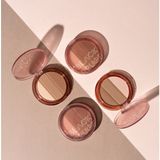 Black Rouge Sıcak - Nötr Alt Tonlu Mat 3'lü Toz Kontür Paleti & Highlighter Sabitleyici Pudra U01 Classic Mood