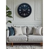 Black Royal Tasarım 40 cm Metal Duvar Saati