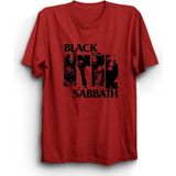 Black Sabbath, V28, Rock Metal Grup Tişörtü - 4XL - Kırmızı