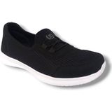 Black Sea 575-25 Anorak Slip On Anatomik Kadın Sneaker Siyah Beyaz