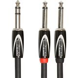 Black-Serisi Bağlantı Eklemesi/Split Kablo – 6, 3-Mm-Trs- 2X 6, 3-Mm Jak, Uzunluk: 3M – Rcc-10-Tr28v2