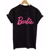 Black Sokak Blacksokak Kadın Siyah Barbie Baskılı Oversize Bisiklet Yaka Tişört - M