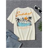 Black Sokak Blacksokak Kids Erkek Çocuk Bej Summer Baskılı Tişört - 9 - 11 Yaş