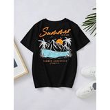 Black Sokak Blacksokak Kids Erkek Çocuk Siyah Summer Baskılı Tişört - 9 - 11 Yaş