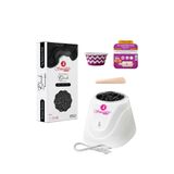 Black Soyulabilen Boncuk SİR ağda seti 225g. Boncuk ağda + Sir ağda makinası +Spatula