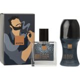Black Suede Dark Erkek Parfüm Ve Rollon Hediye Seti Odunsu