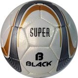 Black Super El Dikişli Futbol Topu No:4 Halı Saha Topu 4 Numara ( 400 Gram )