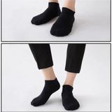 Black Swallow Erkek Pamuklu Yarım Bilek Siyah Patik Çorap 12 Li Paket - Standart