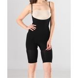 Black Swallow Kadın 1 Beden Küçülten Göğüs Altı Ayar Askılı Siyah Dikişsiz Korse - XL - 2XL