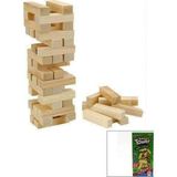 Black Toys Tower Balance HED-023 Denge Oyunu 54 Adet +3 Yaş Jenga Dikkat Graditi Doğal Ahşap Hız