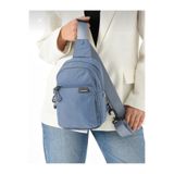 BLACK Unisex çapraz ayarlanabilir su geçirmez çanta badybag Mavi Standart