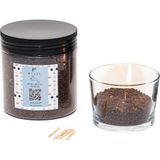 Black Vanilya Kokulu Siyah Yaratıcı Inci Tozu Mum (30 Adet Fitil ile BIRLIKTE)-250 gr - Çok Renkli - 1