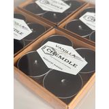 Black Vanilya Kokulu Tealight Mum